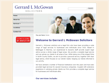 Tablet Screenshot of glmcgowan.ie